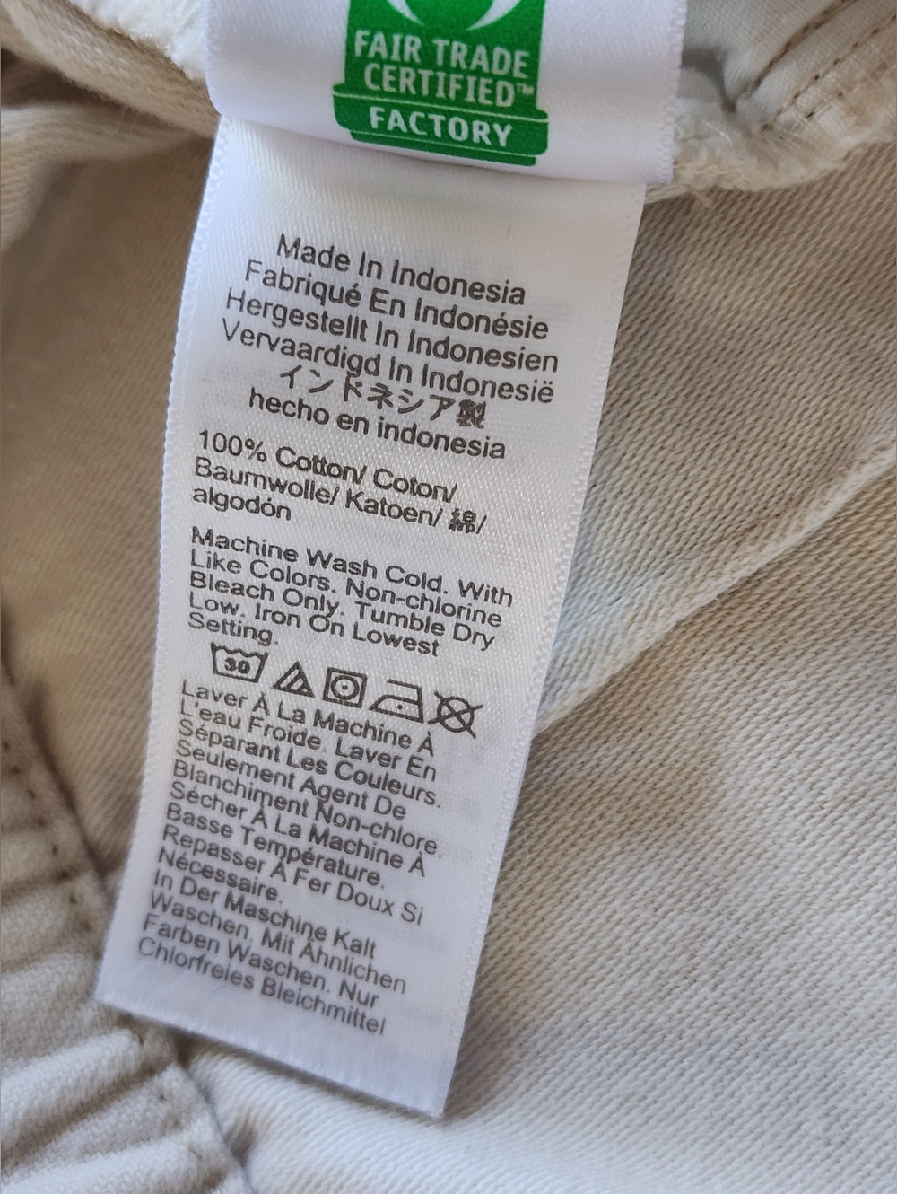 J.CREW | Coastal Beach | Cream Belted Wide Leg Pants | Size 12 - Picture 7 of 8